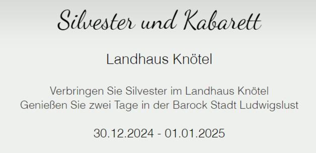Landhaus Knoetel Ludwigslust Quarto foto